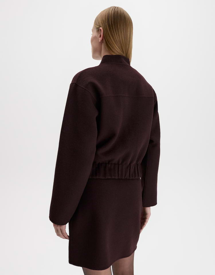 Someday - Doubleface Blouson aus Woll Mix - Noeli