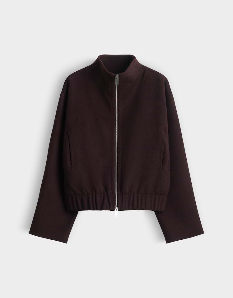 Someday - Doubleface Blouson aus Woll Mix - Noeli