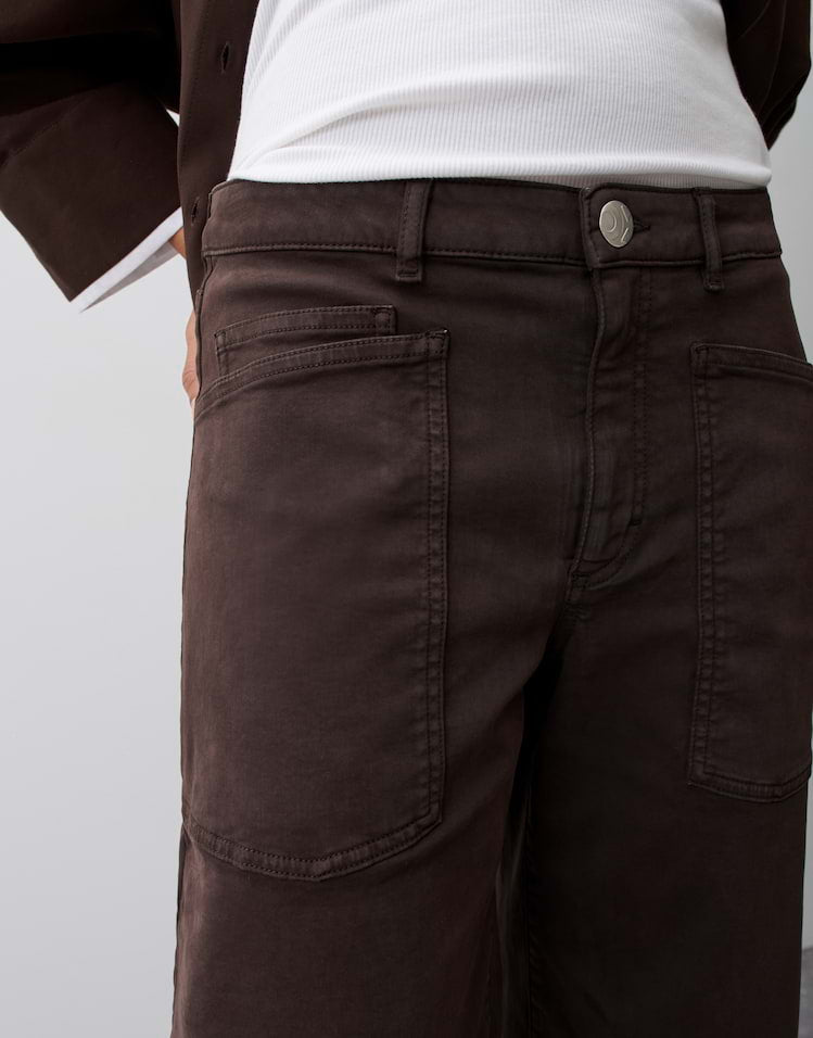 Opus - Relaxed Chino aus Baumwoll-Mix Mid Rise - Lisana