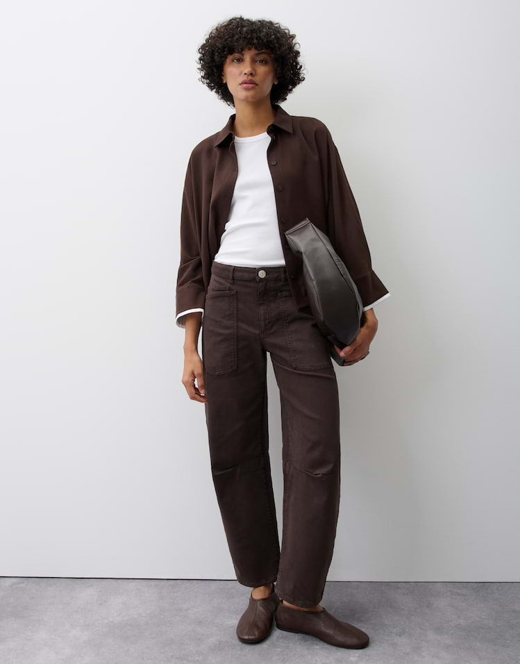Opus - Relaxed Chino aus Baumwoll-Mix Mid Rise - Lisana