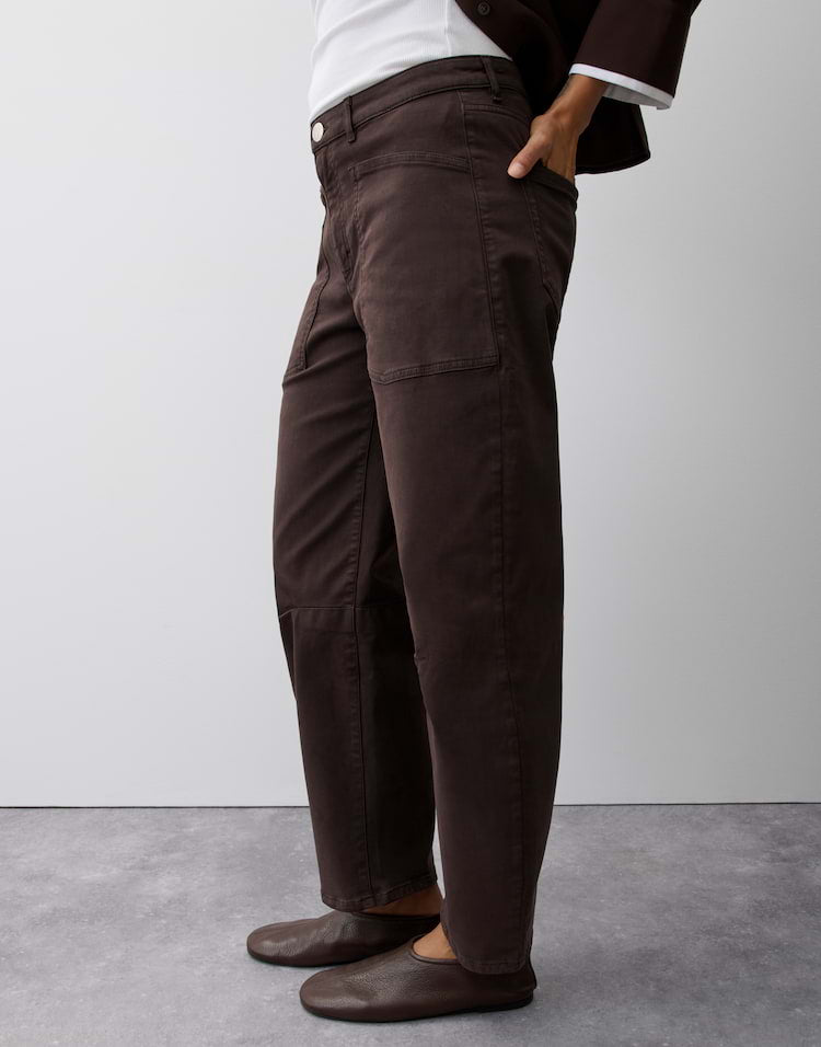 Opus - Relaxed Chino aus Baumwoll-Mix Mid Rise - Lisana