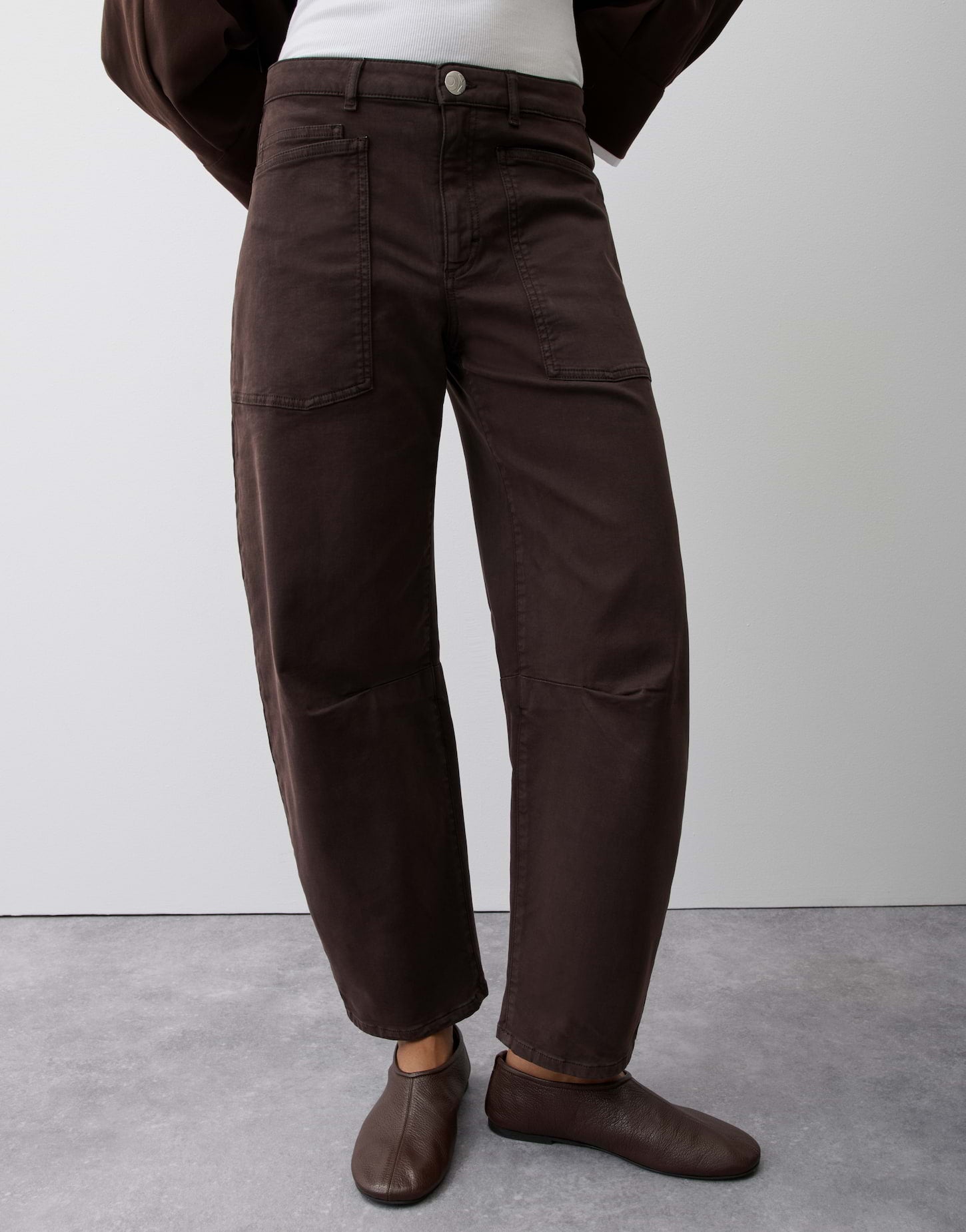 Opus - Relaxed Chino aus Baumwoll-Mix Mid Rise - Lisana
