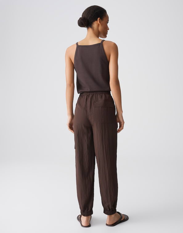 Opus - Relaxed Jogpants in Crash Struktur - Erisma Move