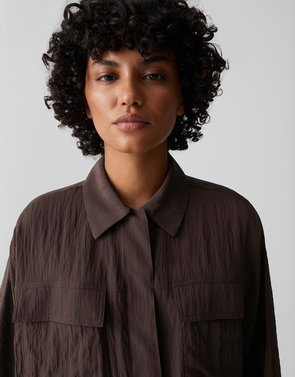 Opus - Crashbluse mit Utility Details - Fropa