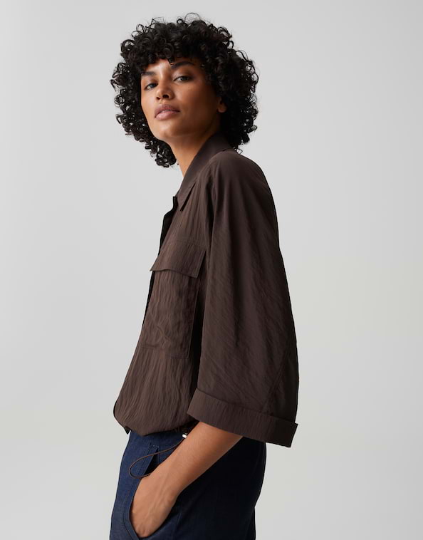 Opus - Crashbluse mit Utility Details - Fropa
