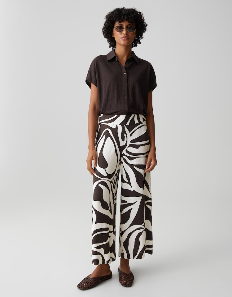 Opus - Bedruckte Culotte - Misha Lush