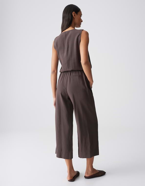Opus - Jumpsuit aus weich fließendem Cotton Modal Mix - Mellao