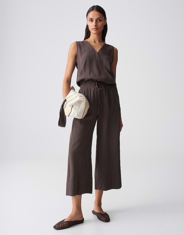 Opus - Jumpsuit aus weich fließendem Cotton Modal Mix - Mellao