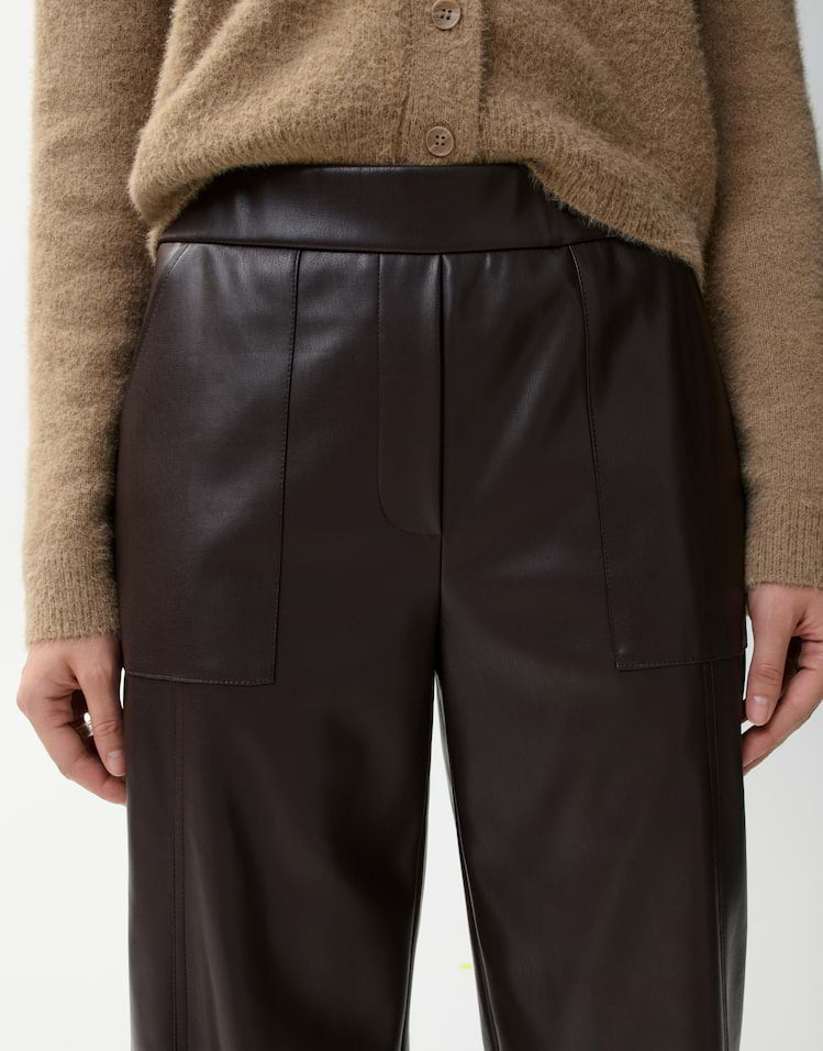 Opus - Culotte in Lederoptik - Metta Cargo