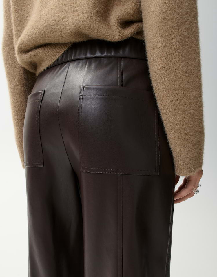 Opus - Culotte in Lederoptik - Metta Cargo