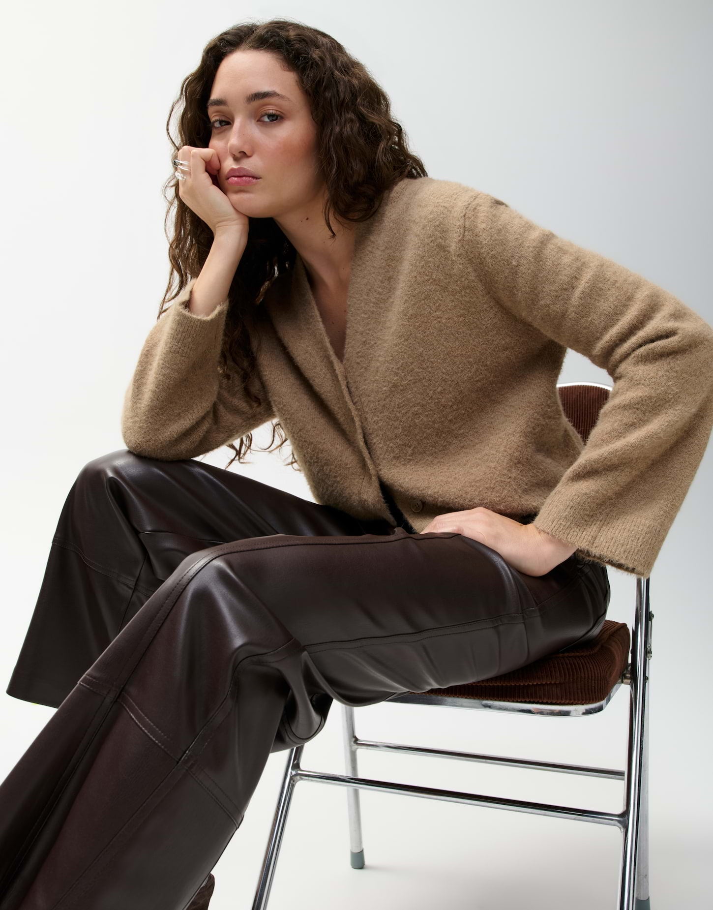 Opus - Culotte in Lederoptik - Metta Cargo