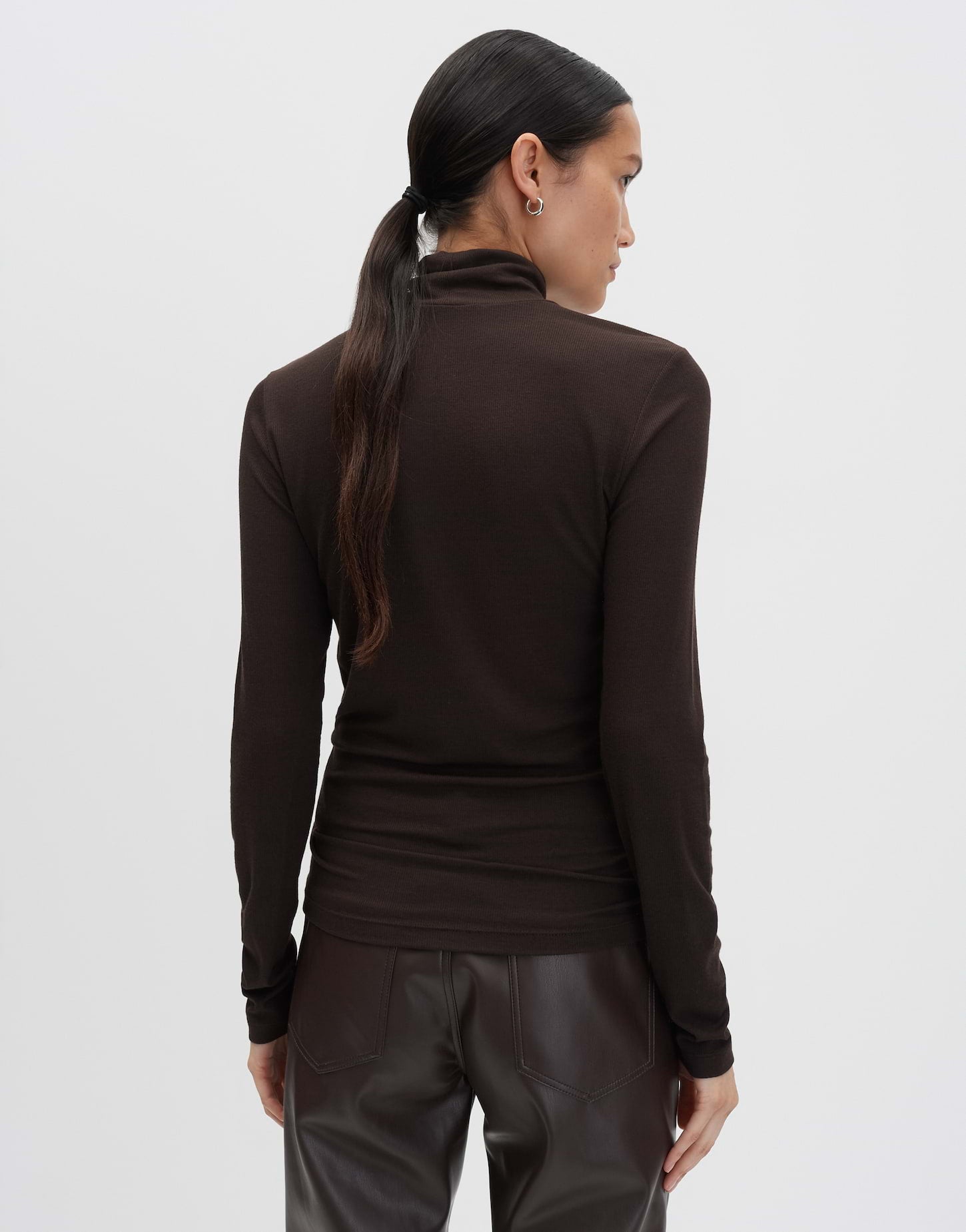 Someday - Langarmshirt mit feiner Rippstruktur - Kavery