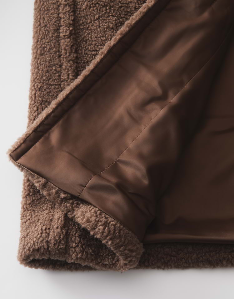 Opus - Teddymantel aus recyceltem Polyester - Heddy