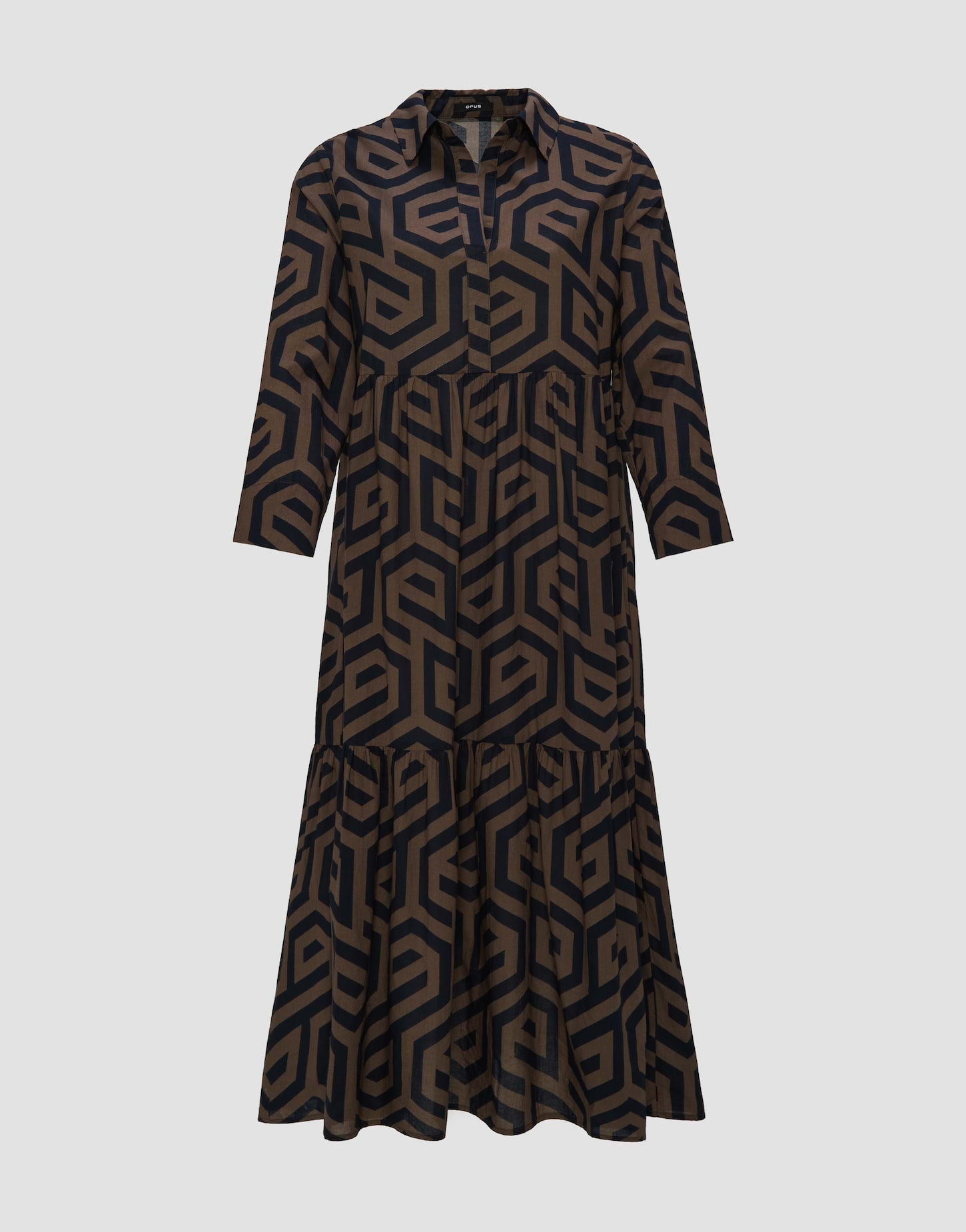 Opus - Sommerliches Kleid mit modernem Print - Werano