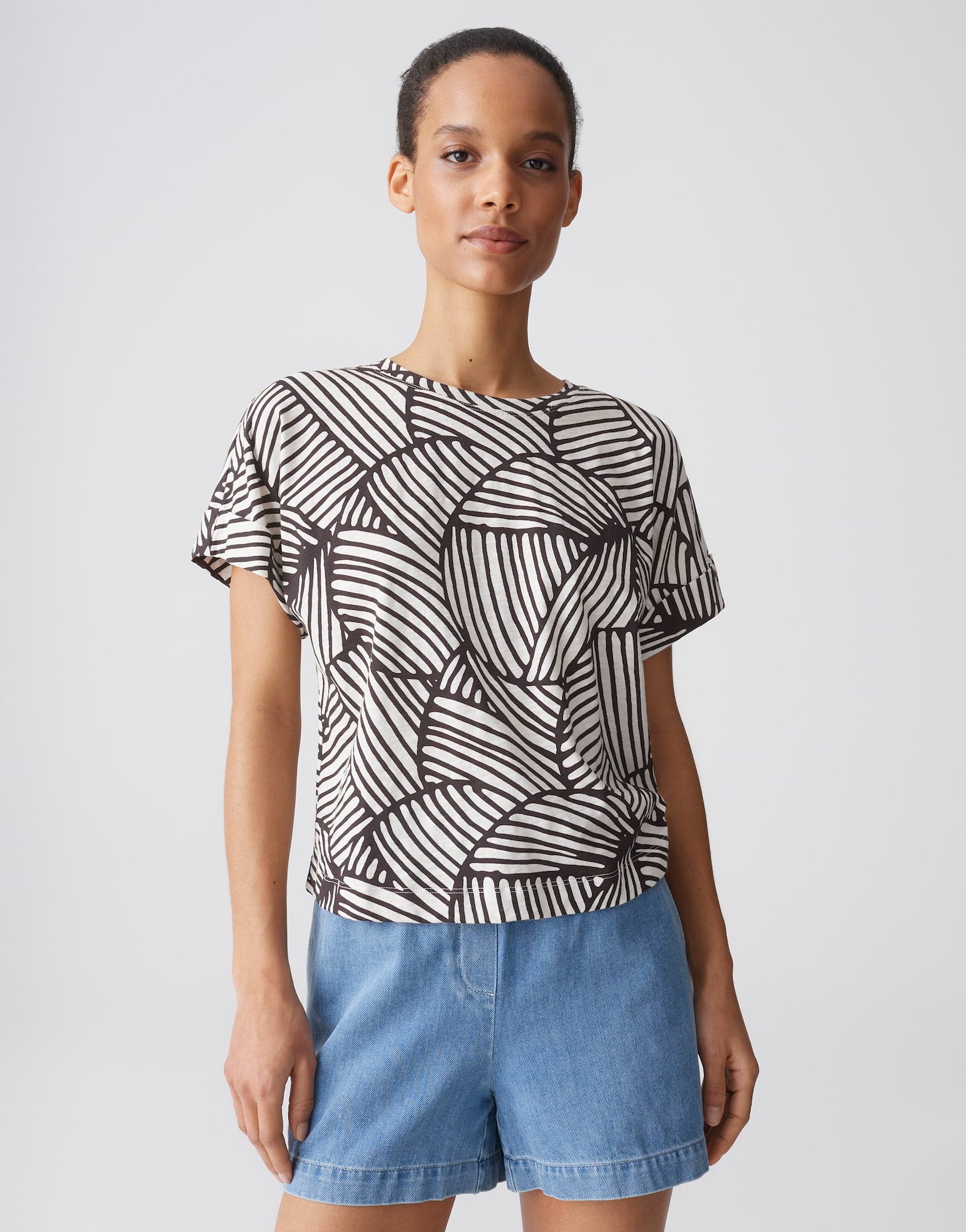 Opus - Printshirt aus BCI Cotton - Soprinti