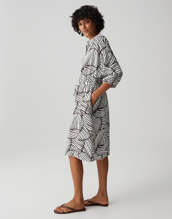 Opus - Fließendes Printkleid - Wenria botanical