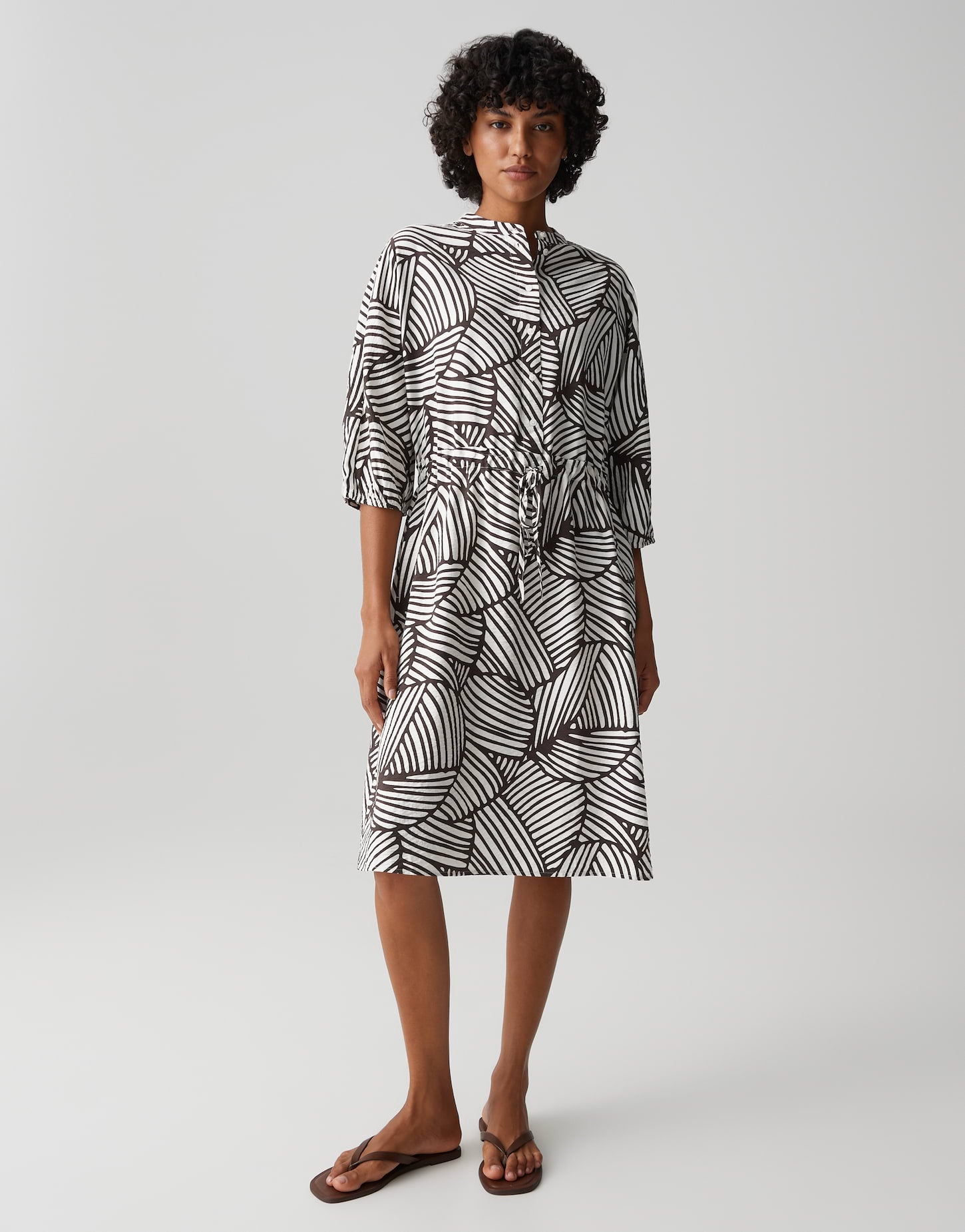 Opus - Fließendes Printkleid - Wenria botanical