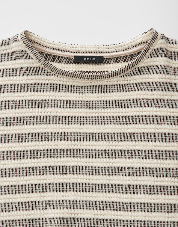 Opus - Jerseyshirt in Strick Optik - Sedopa