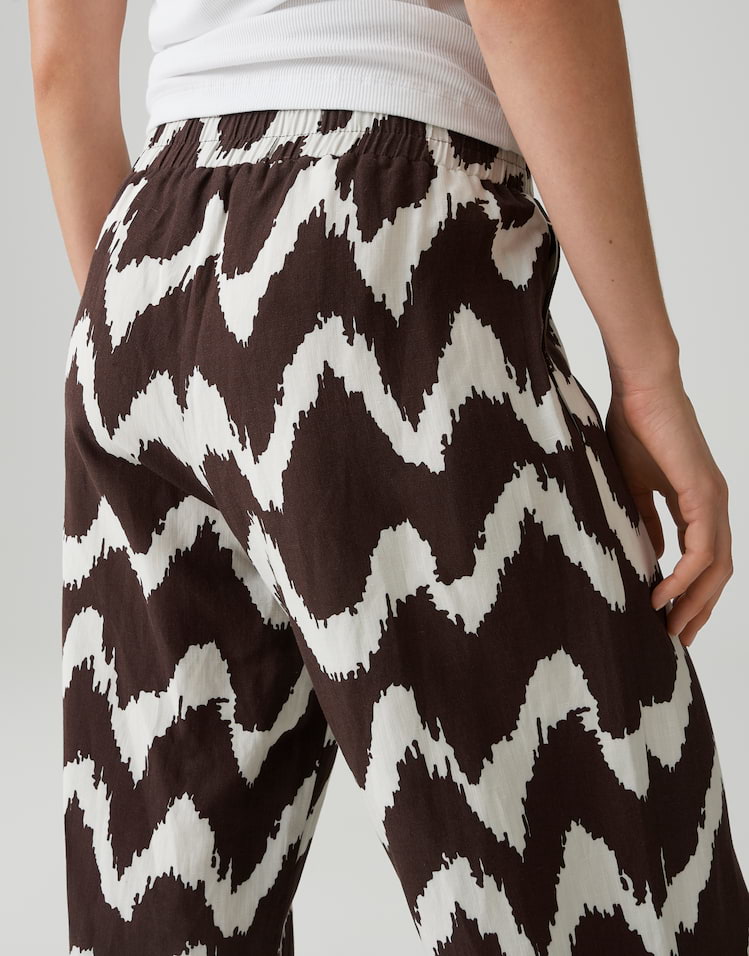Opus - Wide Leg Pants - Malotta float