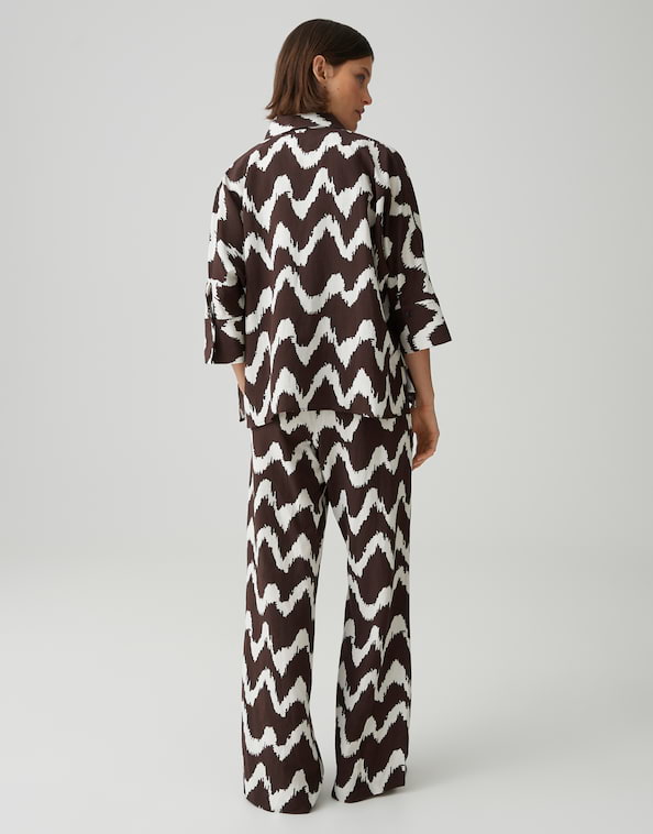 Opus - Wide Leg Pants - Malotta float
