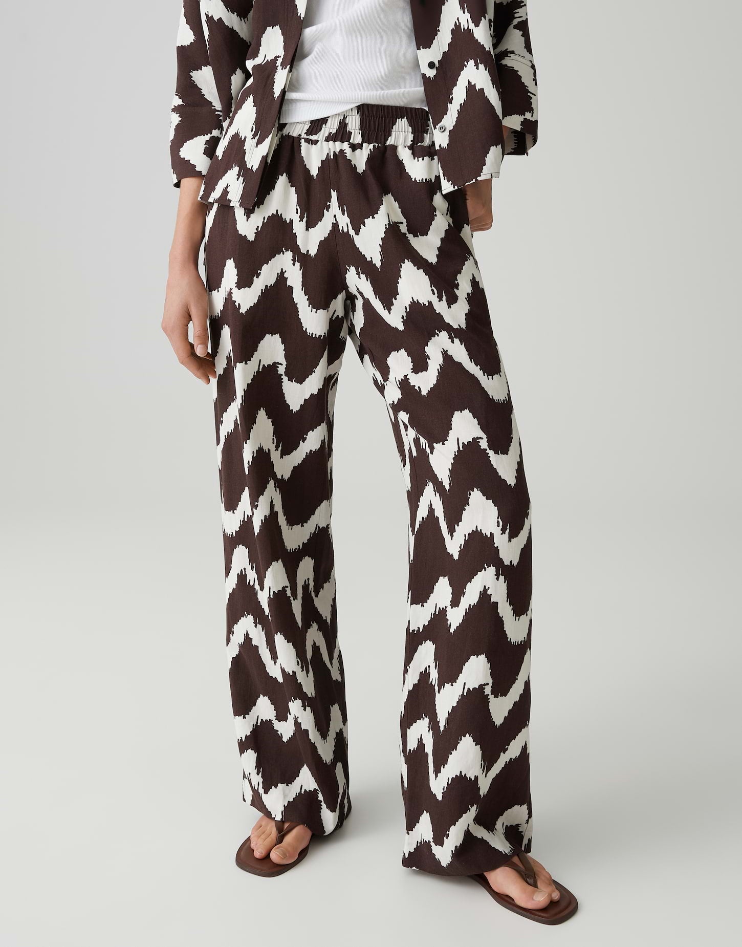Opus - Wide Leg Pants - Malotta float