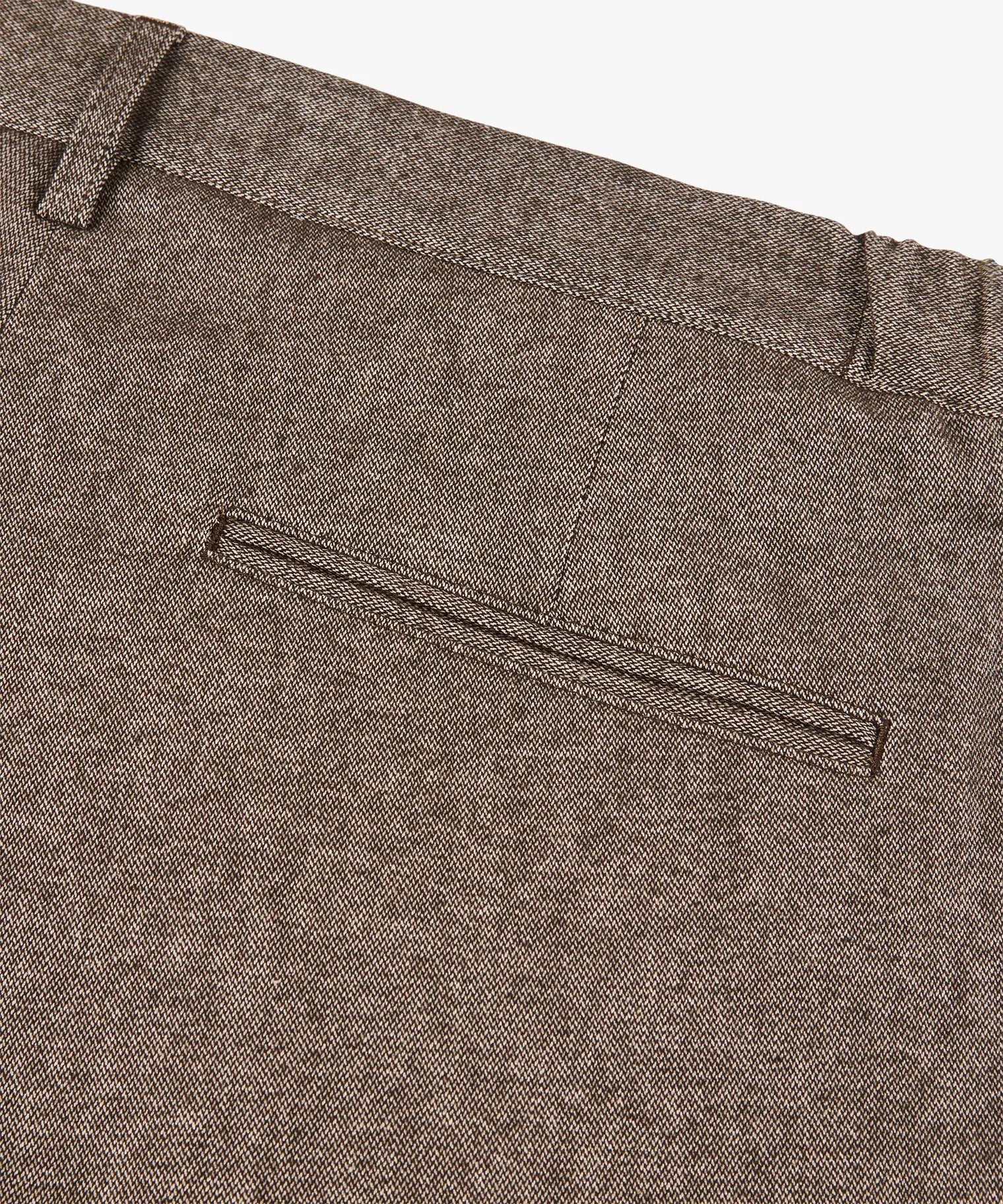 Profuomo - Braune Baumwoll-Flanellhose mit Bundfalte