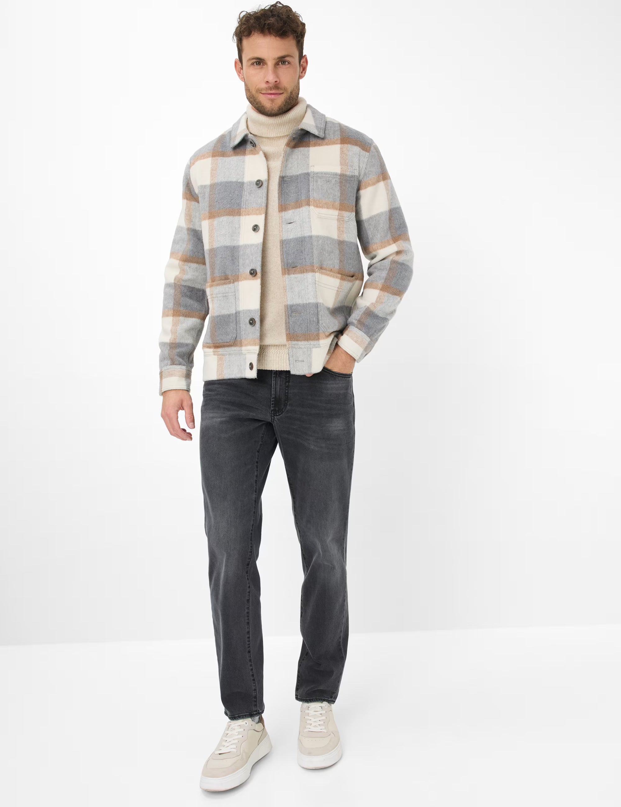 Brax - Lambswool-Strickpullover im hochwertigen Wollmix - Brian