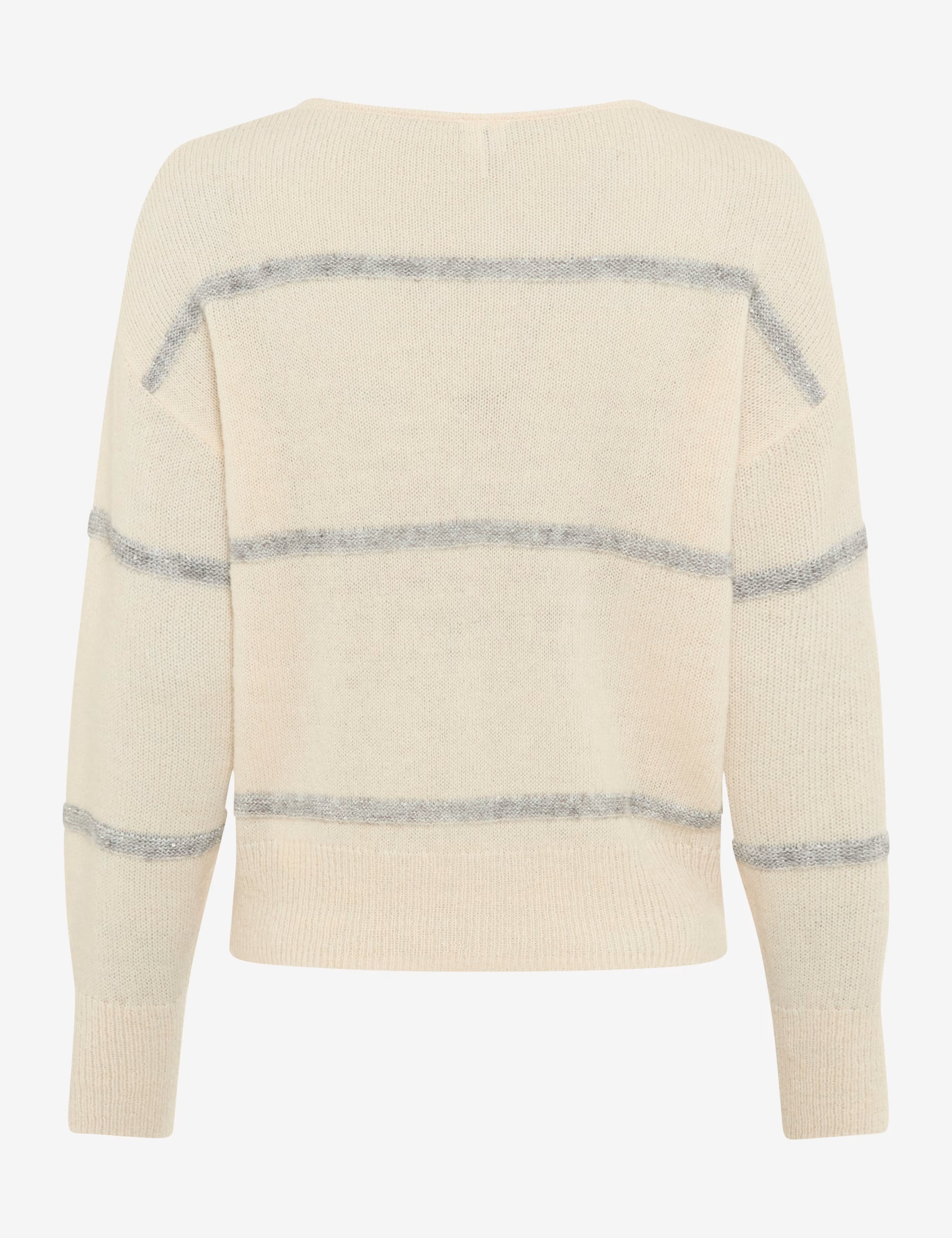 Brax - Strickpullover im Alpakawollmix mit Lurexstreifen - Lisa