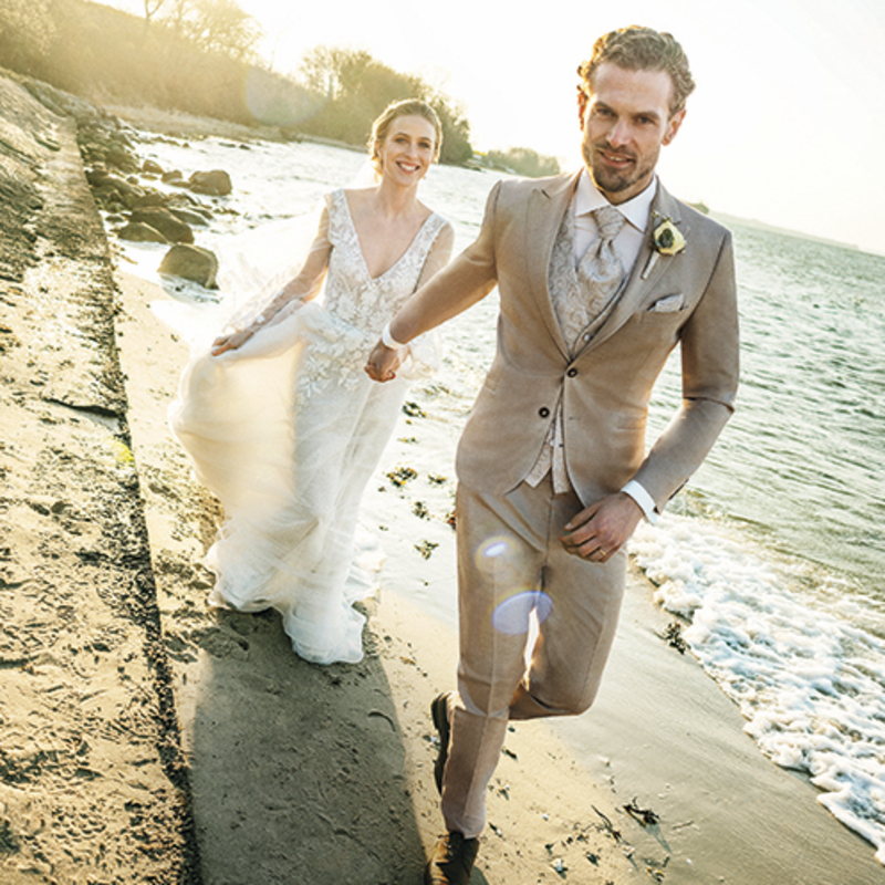 Wilvorst - Hochzeitsanzug in Sand - Modern Wedding