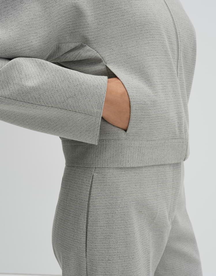Someday - Blousonjacke in feiner Two-Tone Optik - Nayana