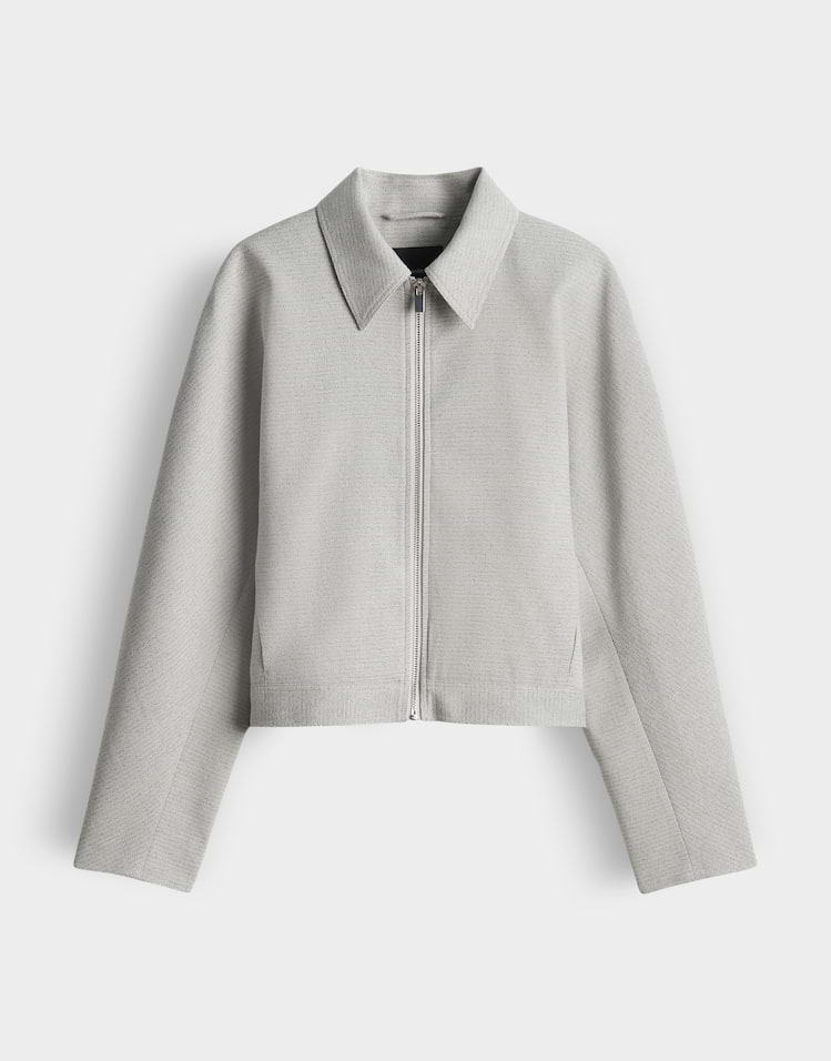 Someday - Blousonjacke in feiner Two-Tone Optik - Nayana