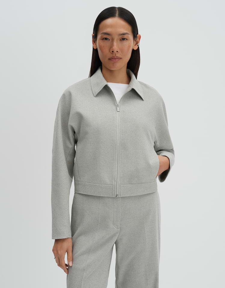Someday - Blousonjacke in feiner Two-Tone Optik - Nayana