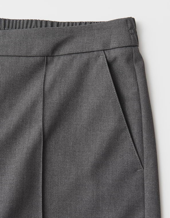 Someday - Cropped wide Leg Pants mit Viskosemix - Charlie