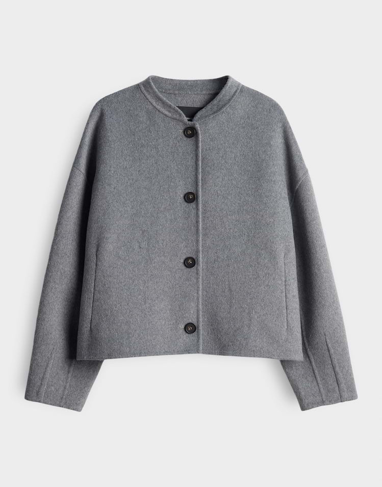 Someday - Zeitlose Blousonjacke in monochromer Optik - Noolia