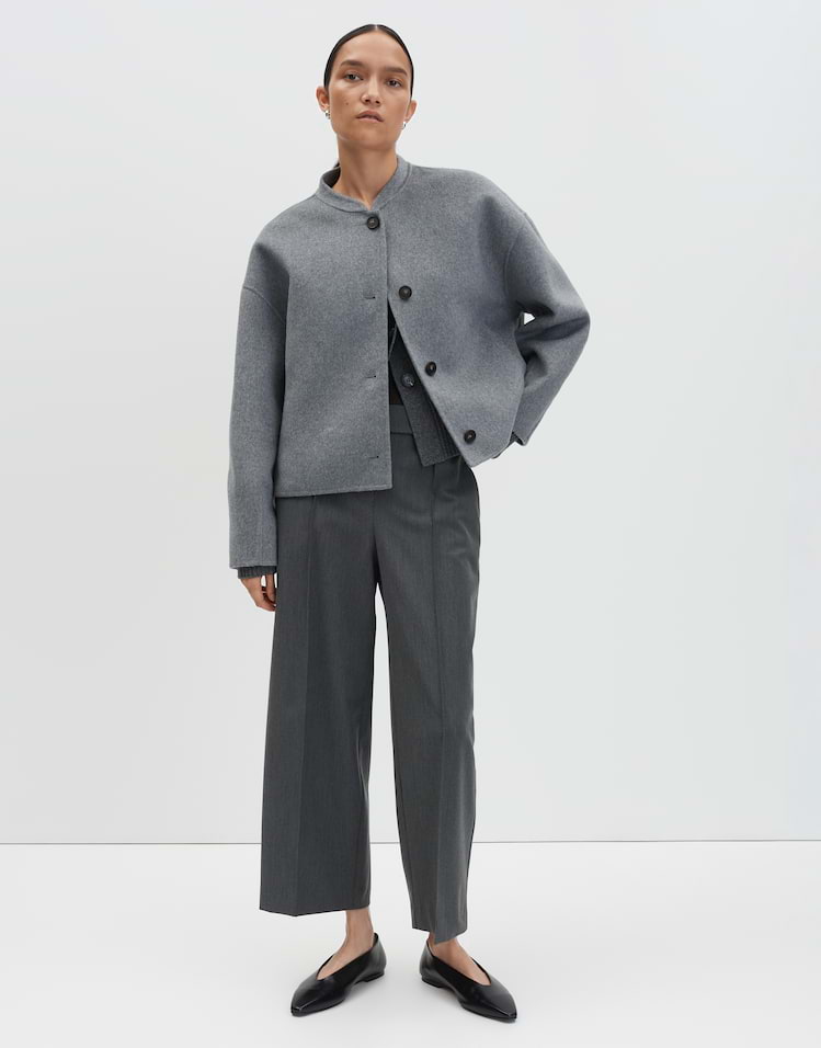 Someday - Zeitlose Blousonjacke in monochromer Optik - Noolia