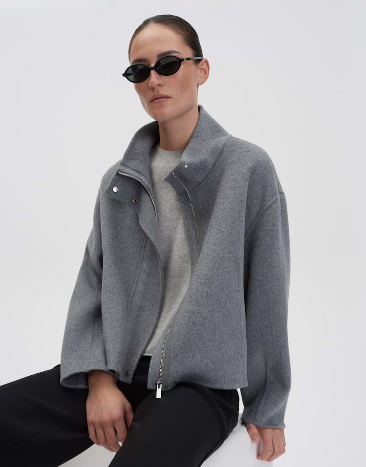 Someday - Kurzjacke aus hochwertigem Wolle Kaschmir Mix - Varah