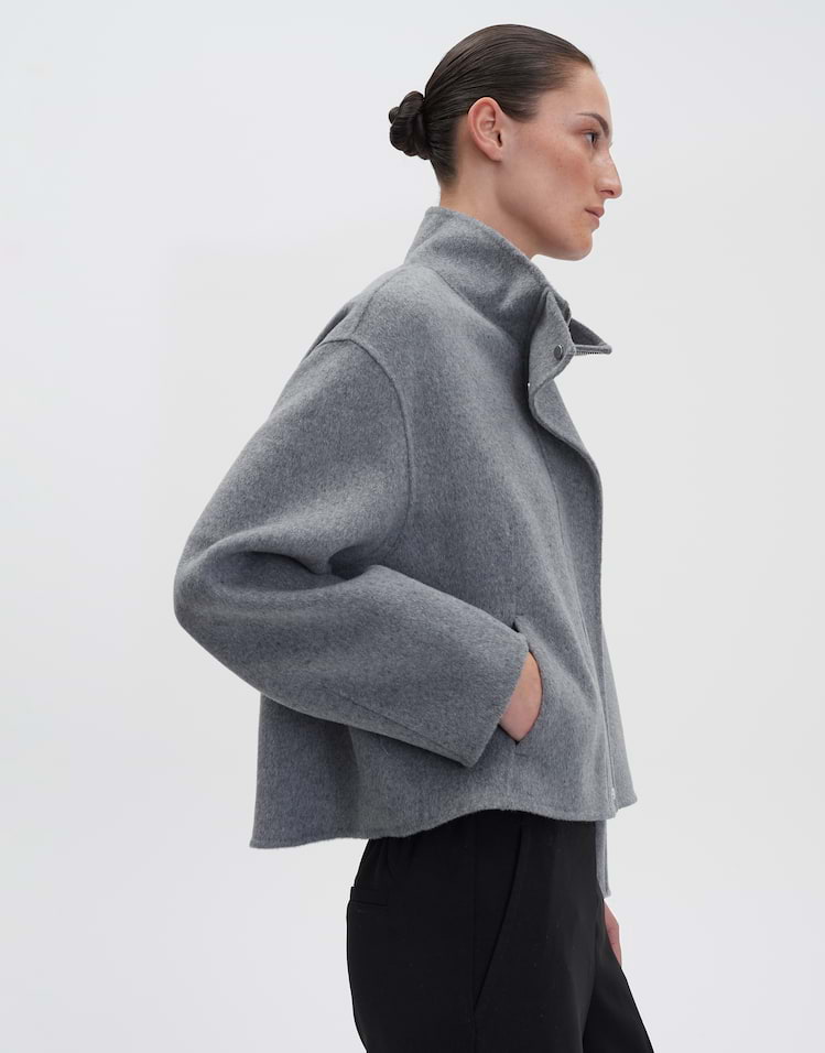 Someday - Kurzjacke aus hochwertigem Wolle Kaschmir Mix - Varah