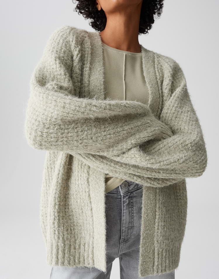 Opus - Loose Cardigan mit mehrfarbigem Effektgarn - Dornie