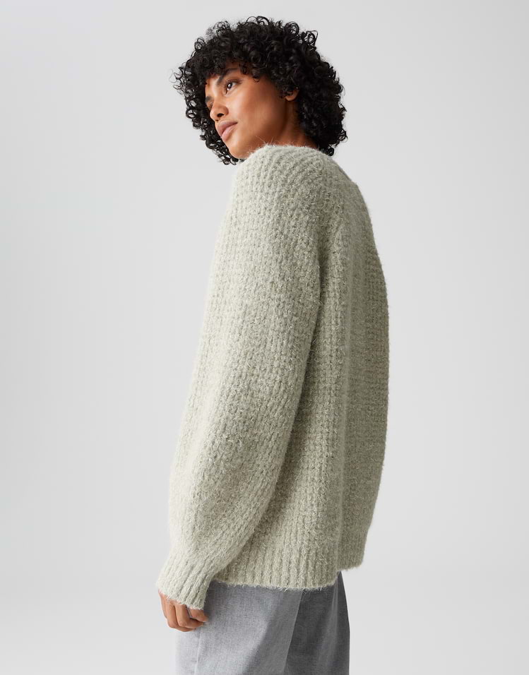 Opus - Loose Cardigan mit mehrfarbigem Effektgarn - Dornie