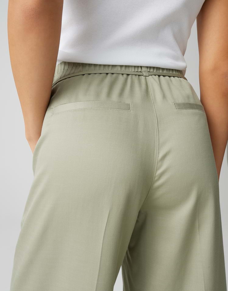 Opus - Relaxed City Pants aus Lyocell Cotton Mix - Meeri Bloom