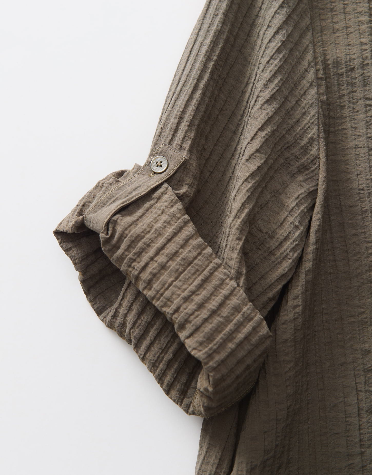 Opus - Hemdblusenkleid mit feiner Rippstruktur - Womara