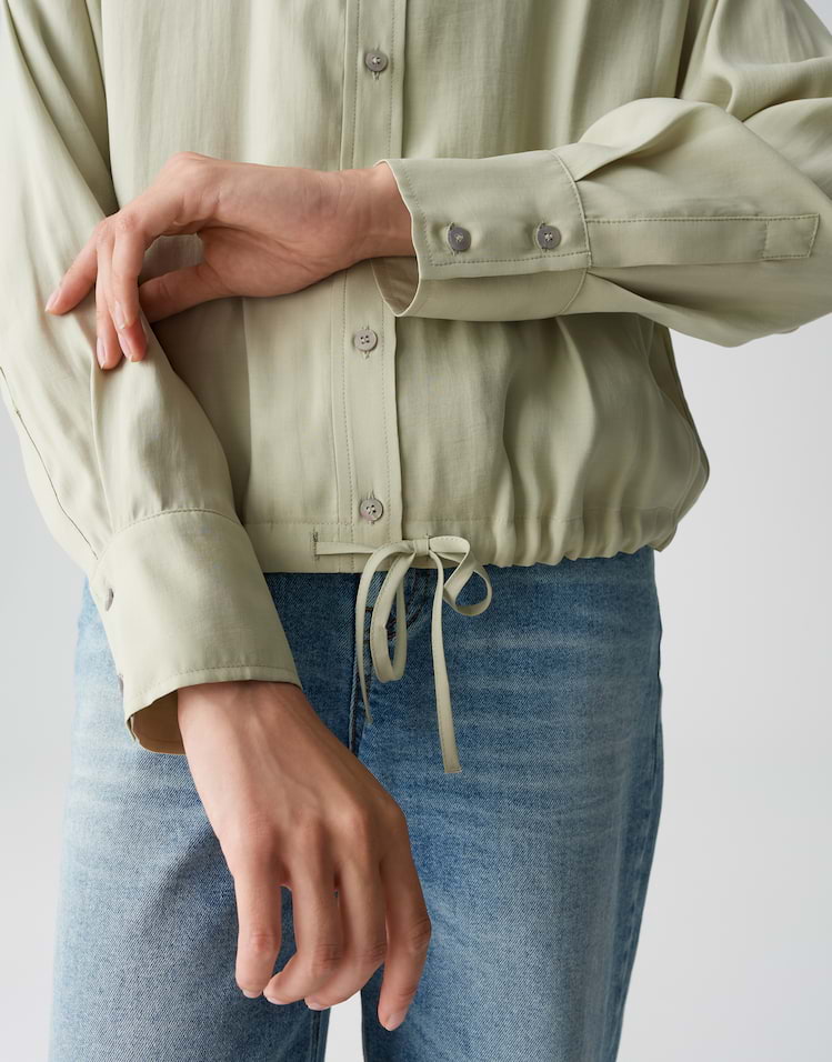 Opus - Langarmbluse aus weichem Modal Mix - Fayra