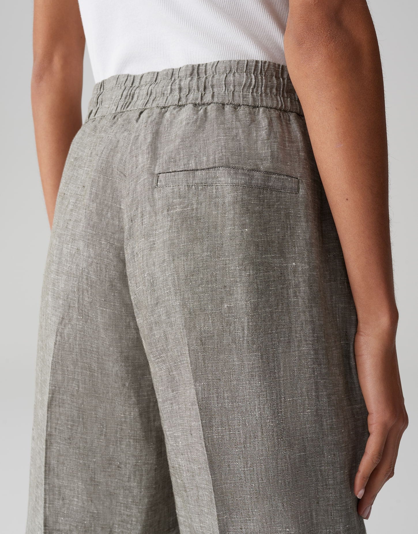 Opus - Relaxed City Pants aus reinem Leinen - Maikito