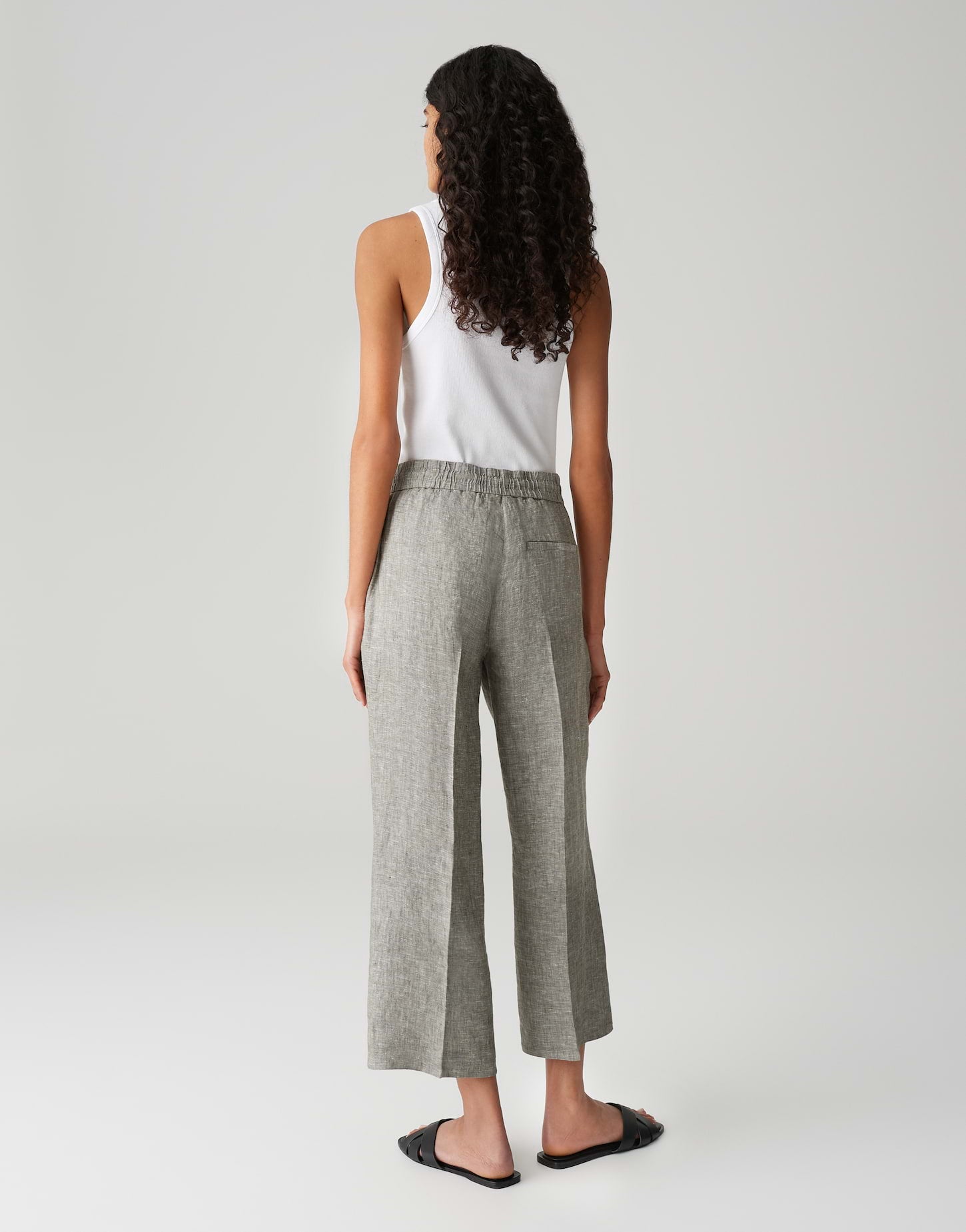 Opus - Relaxed City Pants aus reinem Leinen - Maikito