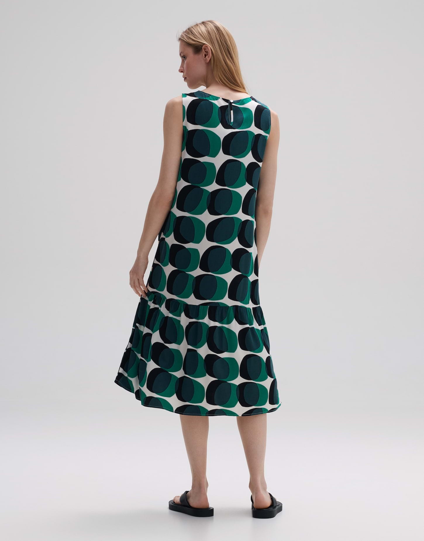 Opus - Leichtes Kleid mit modernem Print - Wicy