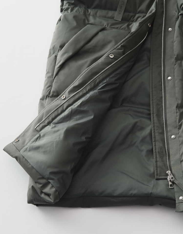 Opus - Lange Steppweste mit Kapuze - Walma