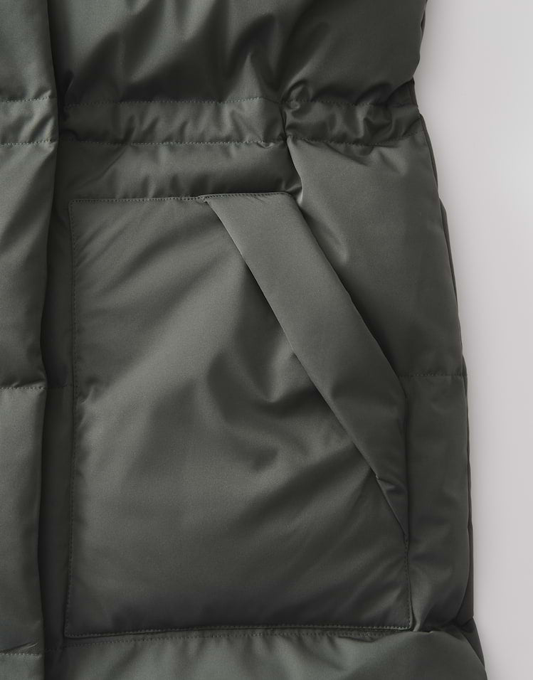 Opus - Lange Steppweste mit Kapuze - Walma