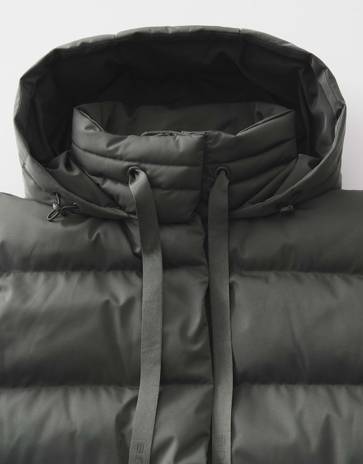 Opus - Lange Steppweste mit Kapuze - Walma