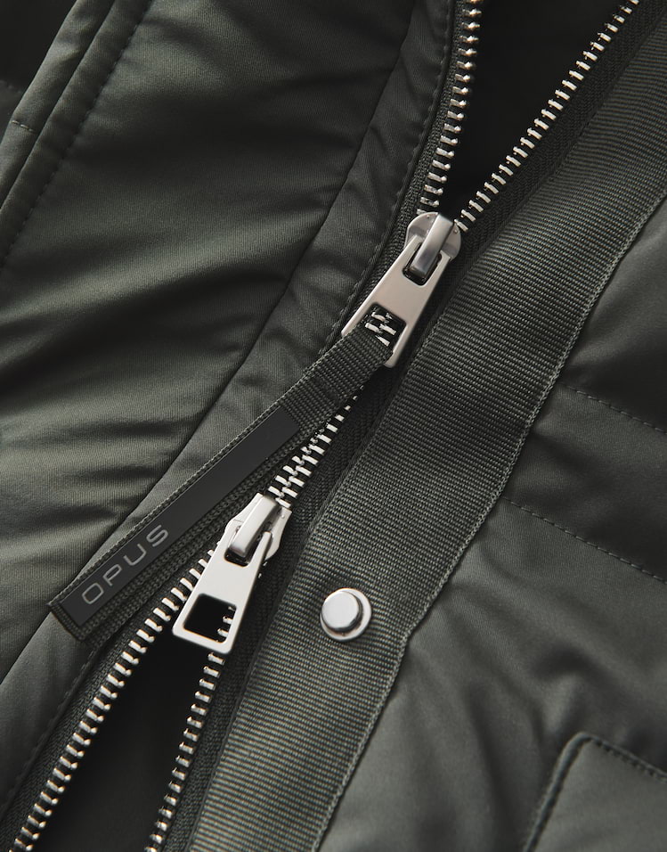 Opus - Lange Steppweste mit Kapuze - Walma