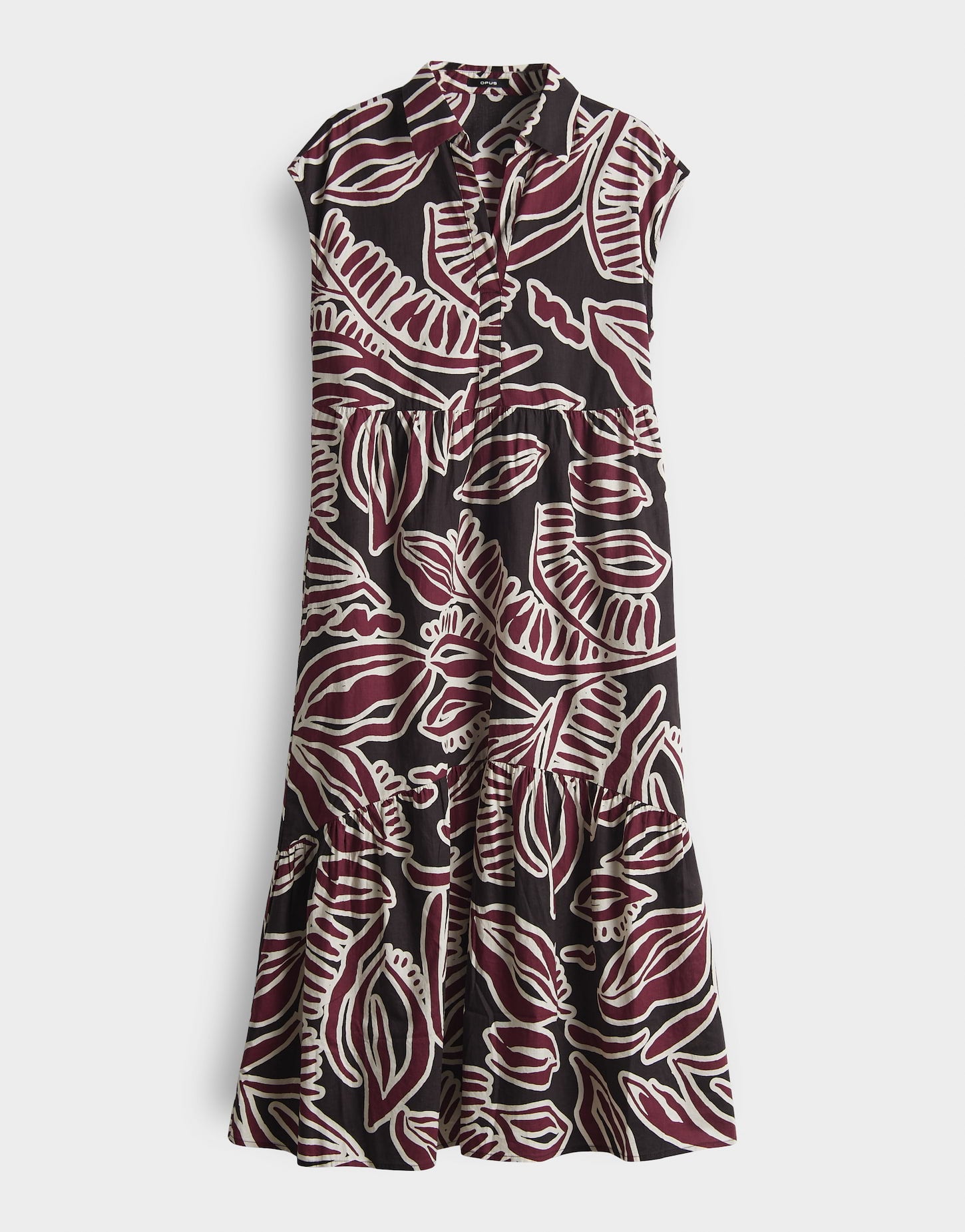 Opus - Printkleid mit Volantstufen - Werisa
